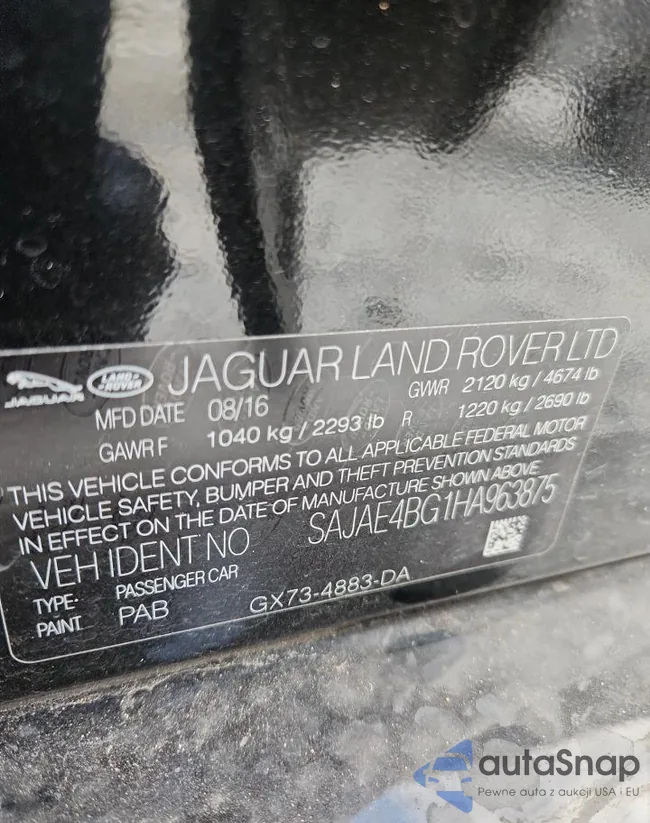 SAJAE4BG1HA963875: 81918245