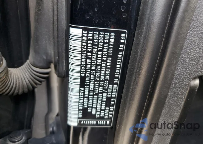 3VW507AT6GM804900: 84966955