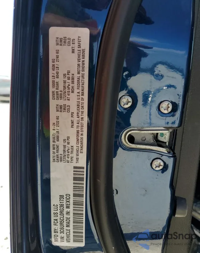 3C6UR5CL0RG361738: 89507355