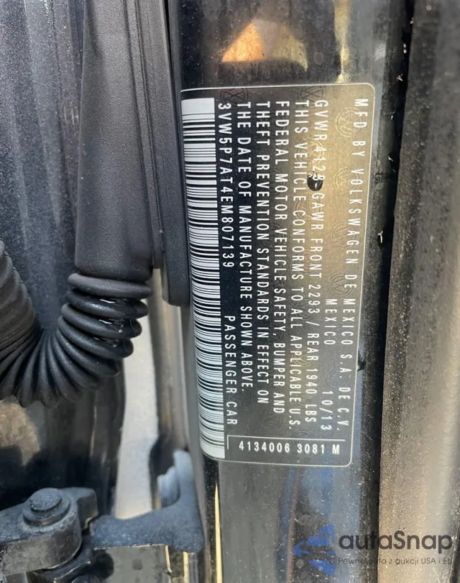 3VW5P7AT4EM807139: 90394075