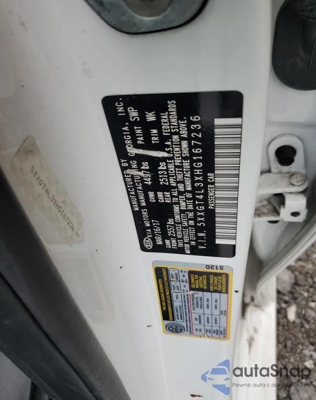 5XXGT4L3XHG167236: 90240045