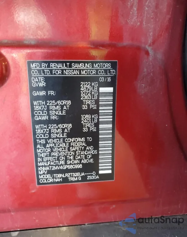 KNMAT2MV4GP680998: 90218505