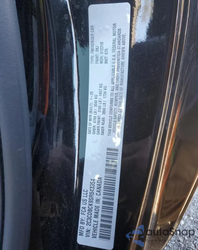 2C3CDBCK9SR543354: 90431535