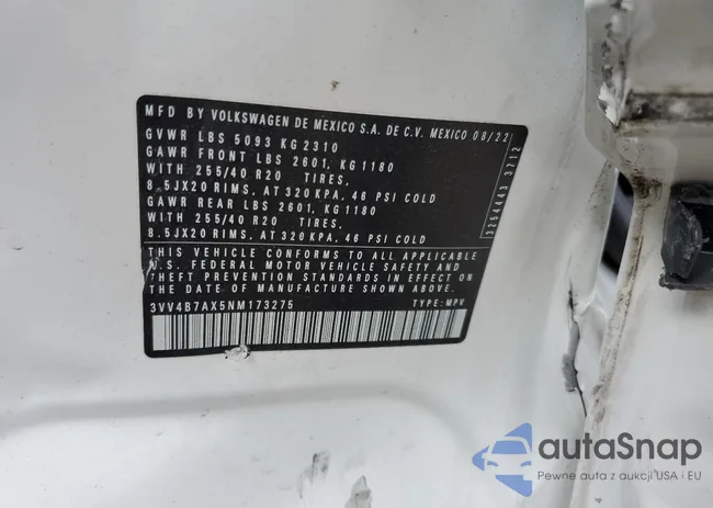 3VV4B7AX5NM173275: 89711745