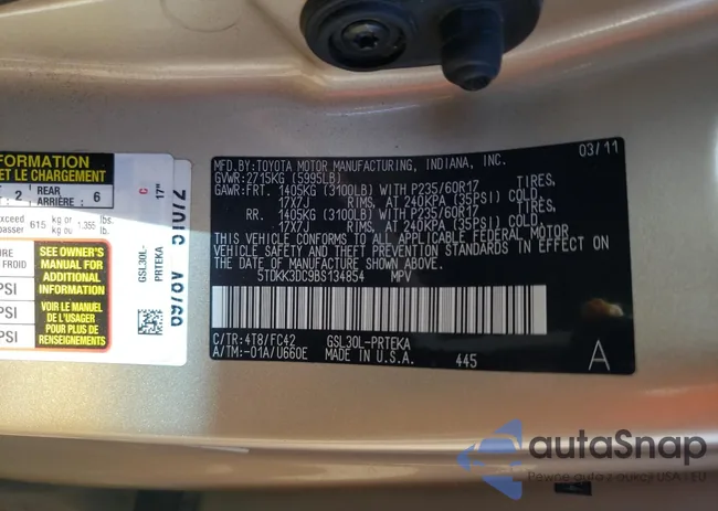 5TDKK3DC9BS134854: 90408435