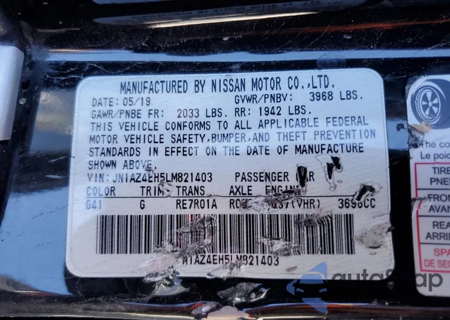 JN1AZ4EH5LM821403: 84996335