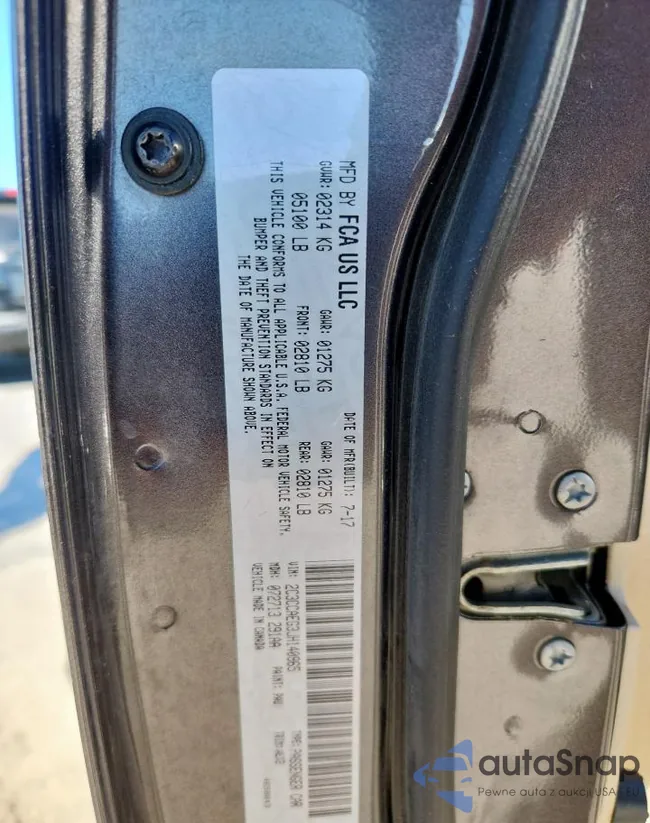 2C3CCAEG3JH140965: 90862185