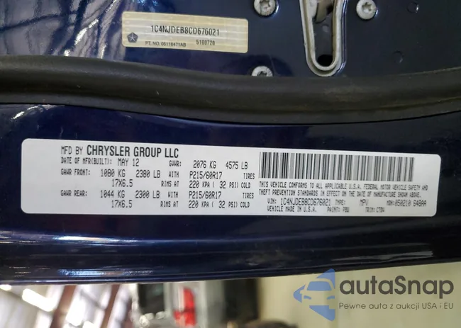 1C4NJDEB8CD676021: 87489035