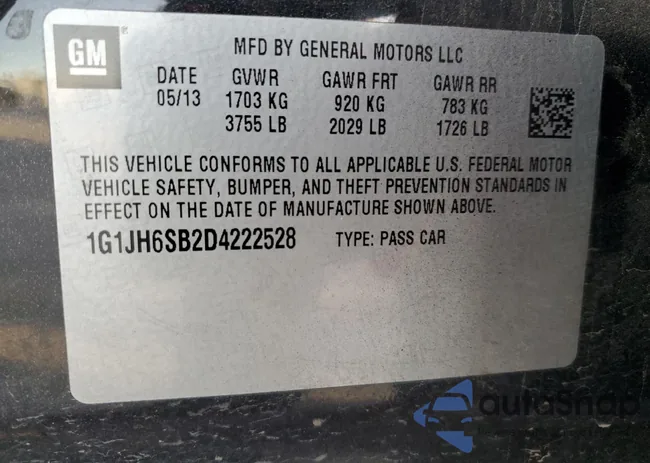 1G1JH6SB2D4222528: 90513285