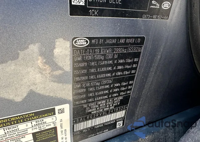 SALRG2RV9L2419320: 85266105