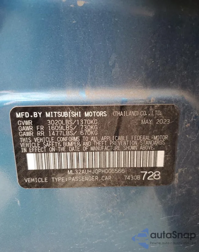 ML32AUHJ0PH006566: 89619945