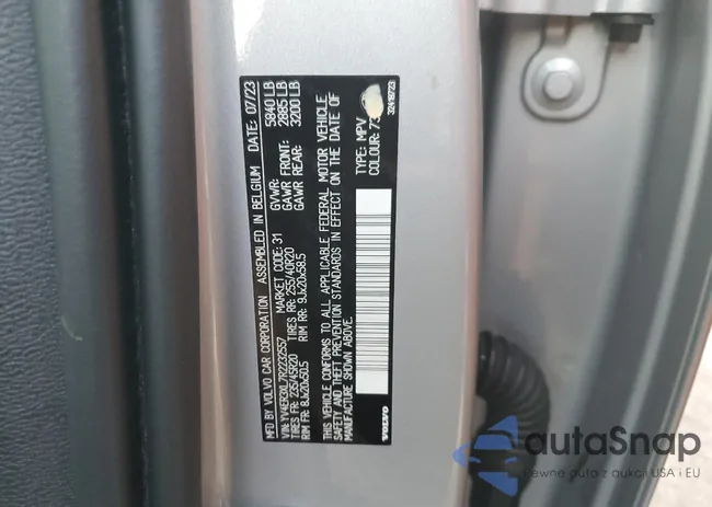 YV4ER3XL7R2232557: 85007515