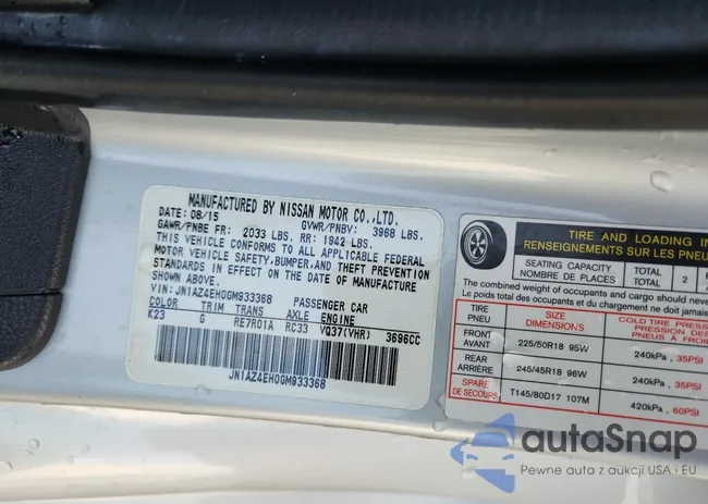 JN1AZ4EH0GM933368: 89445695