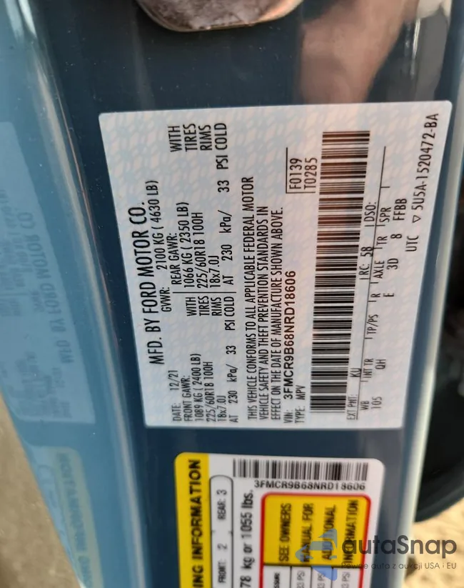 3FMCR9B68NRD18606: 82182085