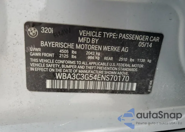 WBA3C3G54ENS70170: 90741465