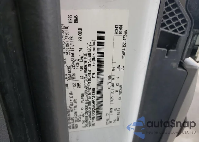 1FBAX2CMXHKA76355: 86680075