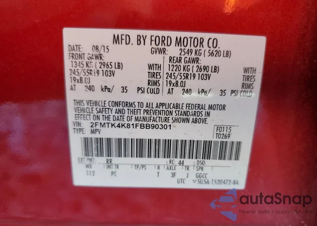 2FMTK4K81FBB90301: 84946235