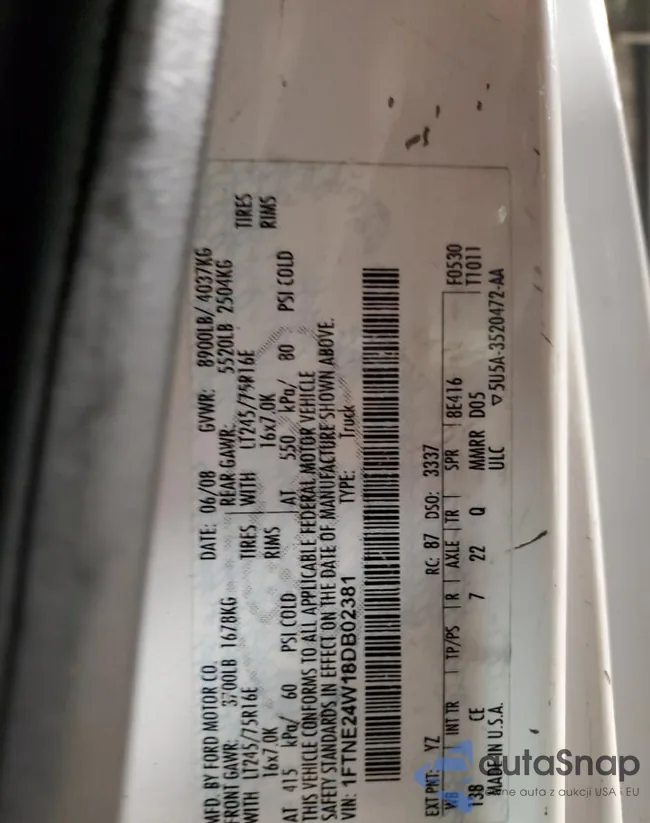 1FTNE24W18DB02381: 90263015