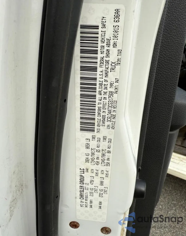 3C6LD4AT3CG317568: 85960445