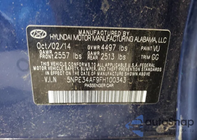 5NPE34AF9FH100343: 86715825