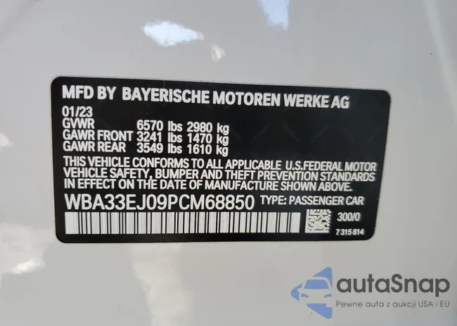 WBA33EJ09PCM68850: 87250995