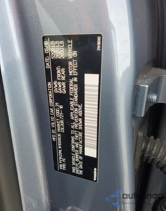 YV1A22ML1H1000636: 89590395