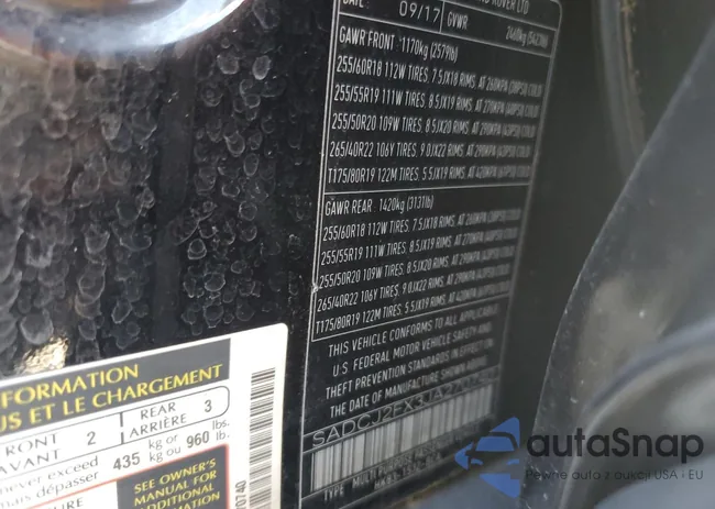 SADCJ2FX3JA270740: 81947915