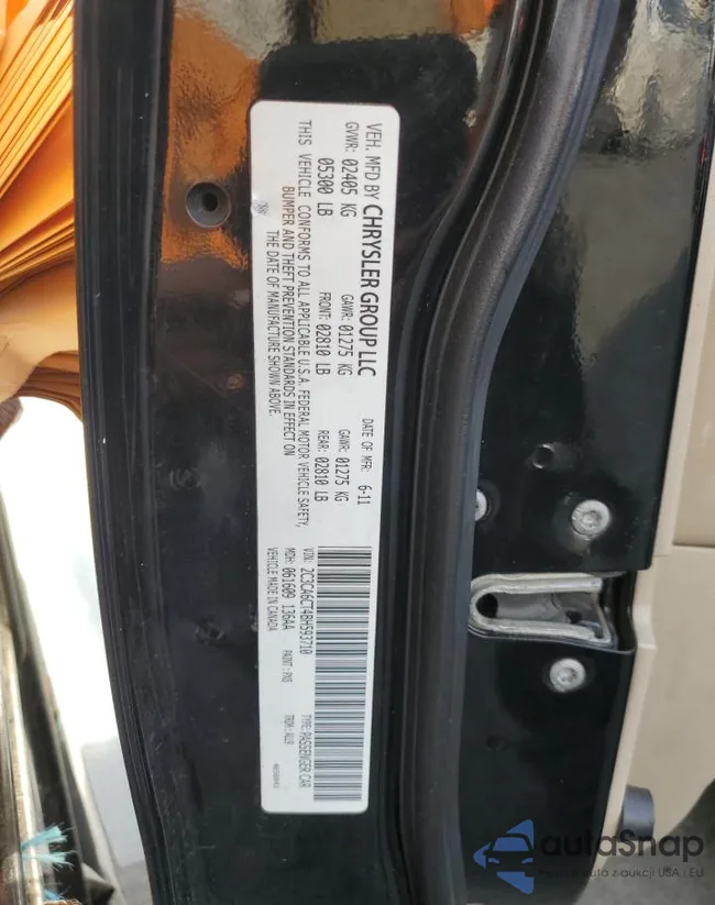 2C3CA6CT4BH593710: 89928375