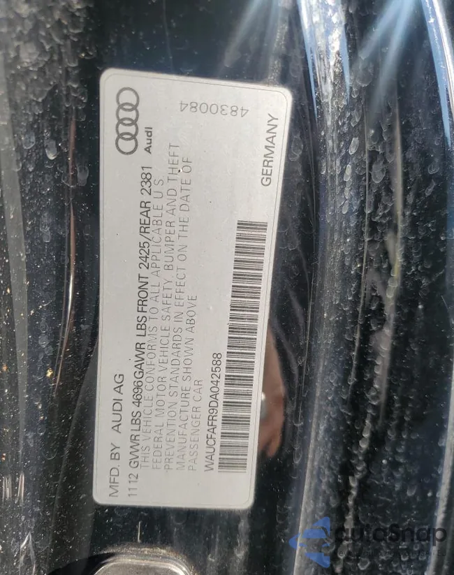 WAUCFAFR9DA042588: 90627805