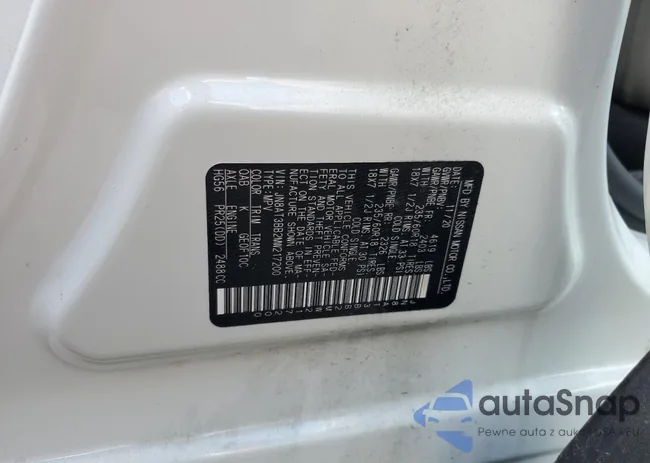 JN8AT3BB2MW217200: 87061965