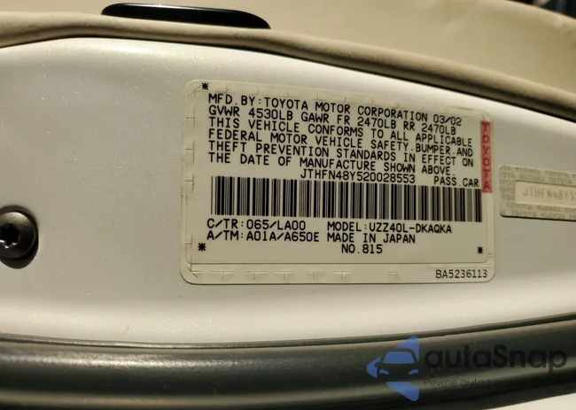 JTHFN48Y520028553: 90341395