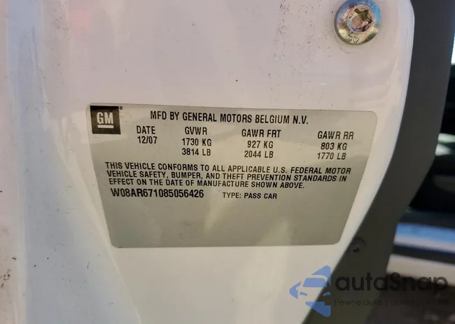 W08AR671085056426: 87430625