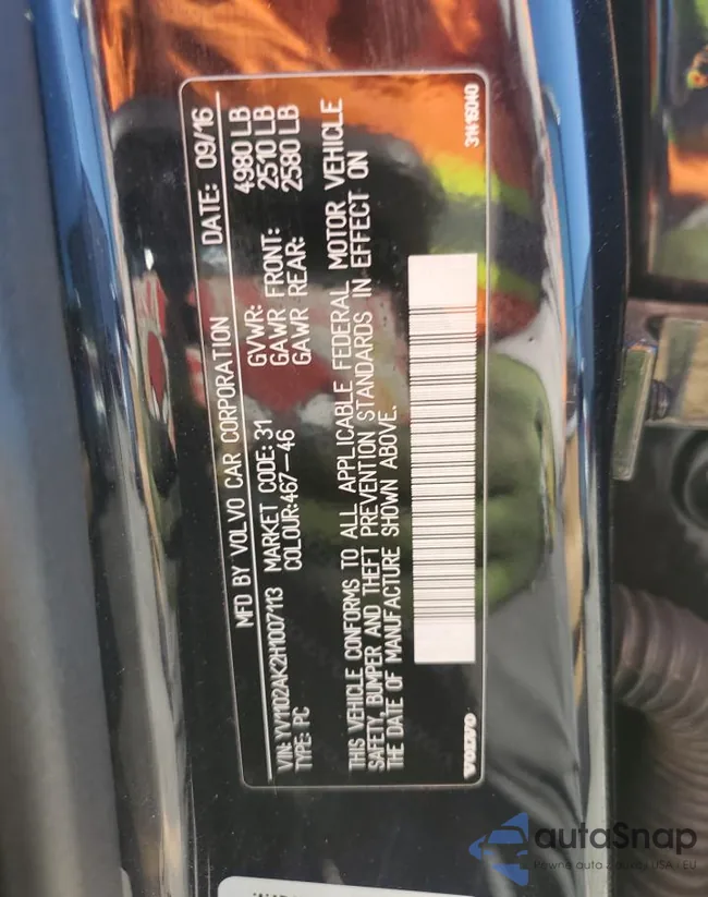 YV1102AK2H1007113: 95871865