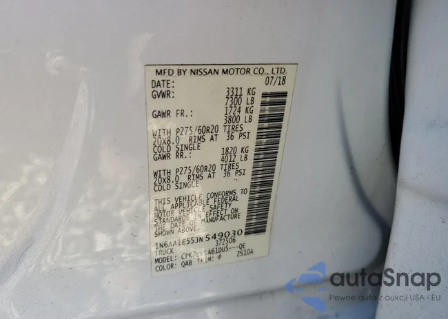 1N6AA1E55JN549030: 82578595