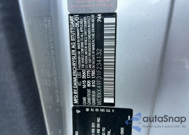 WDBKK49F31F234132: 85955525