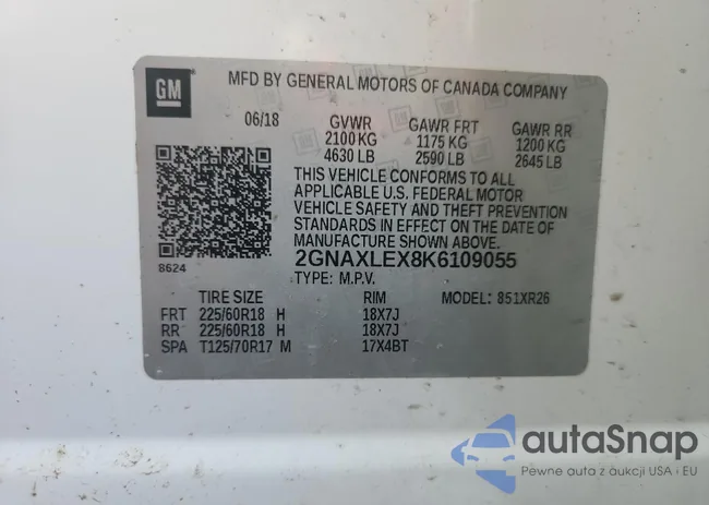 2GNAXLEX8K6109055: 90483815