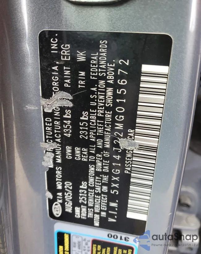 5XXG14J22MG015672: 90280955