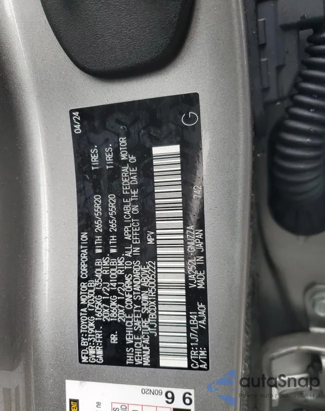 JTJTBCDX1R5005222: 84591985