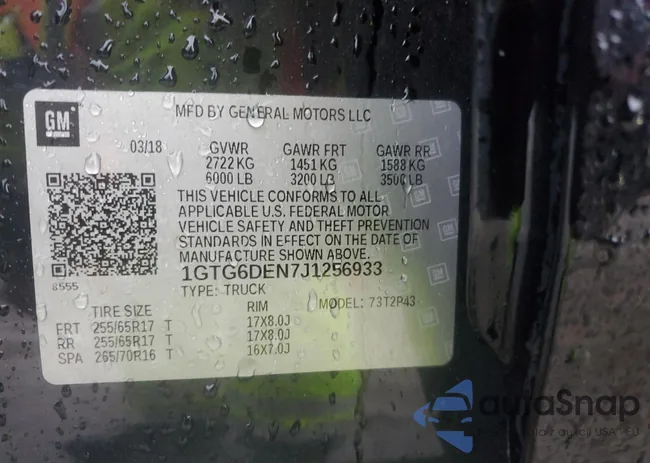 1GTG6DEN7J1256933: 85383125