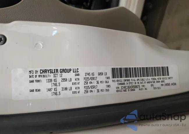 2C4RC1BGXDR588676: 85728245