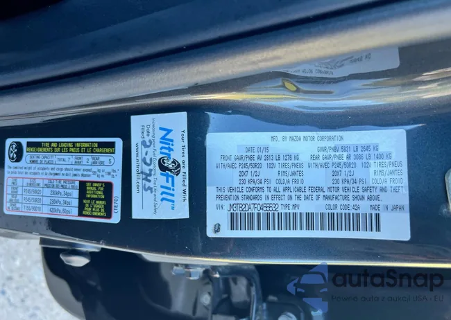 JM3TB2DA7F0455532: 86890805