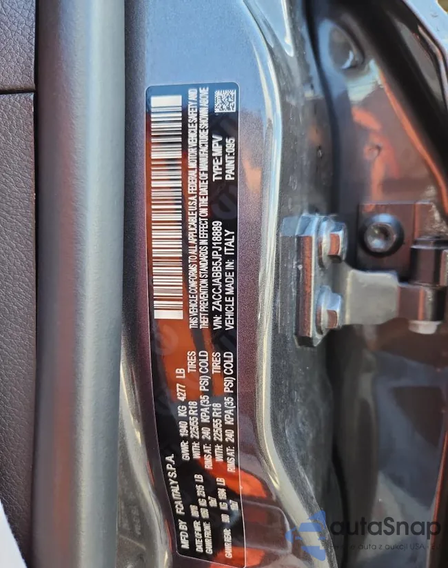 ZACCJABB5JPJ18889: 89709015