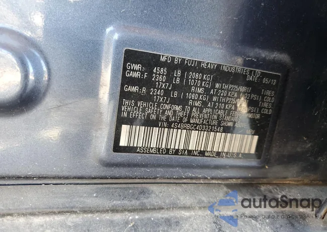 4S4BRBGC4D3321548: 87366915