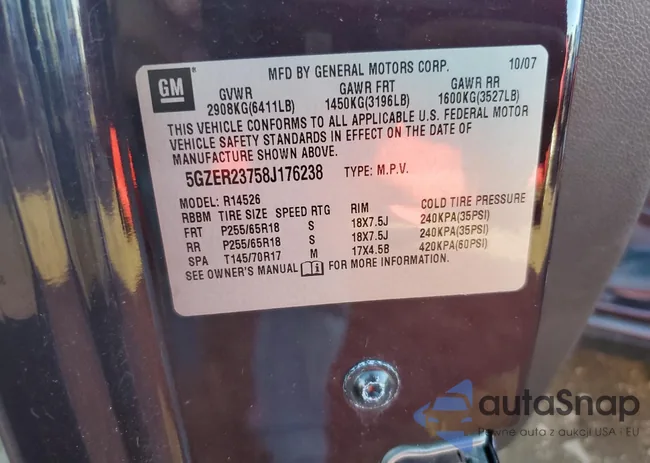 5GZER23758J176238: 86844885