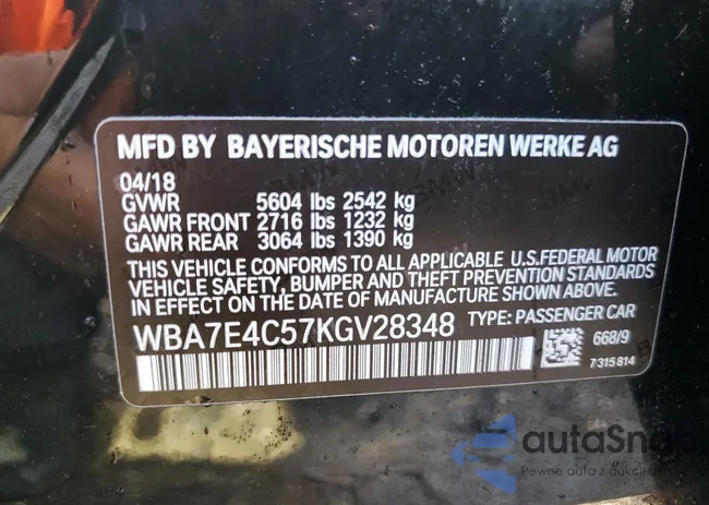 WBA7E4C57KGV28348: 89575115