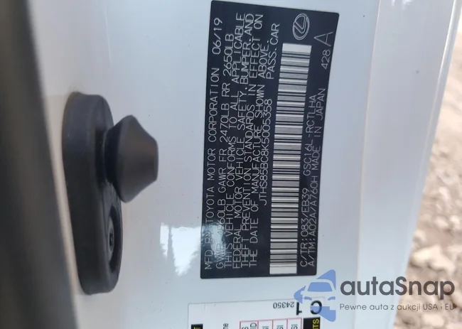 JTHS85BC8K5005358: 87471145