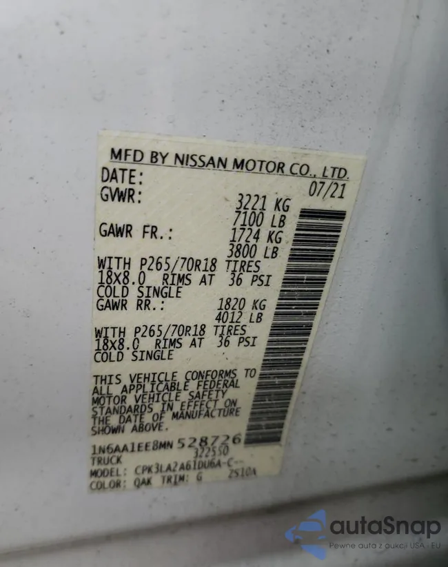 1N6AA1EE8MN528726: 82209315