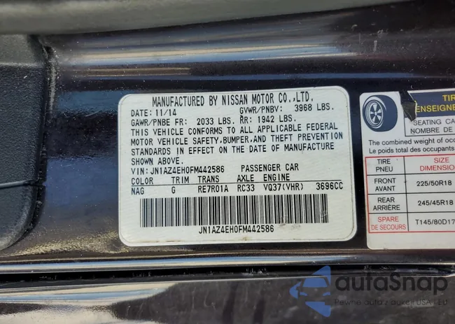 JN1AZ4EH0FM442586: 90049515