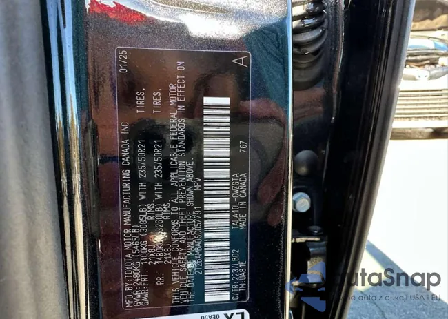 2T2BAMBA0SC057791: 89696965