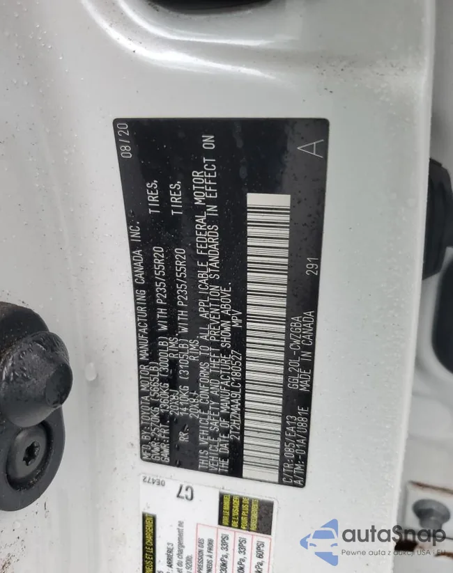 2T2HZMAA9LC180527: 90321515